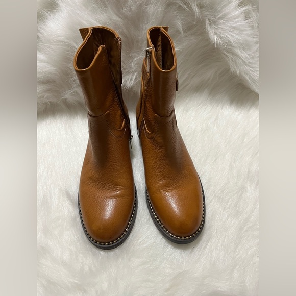 Franco Sarto Shoes - Franco Sarto Happily Ankle Boot, Women's Size 8M, Cognac NEW MSRP $170